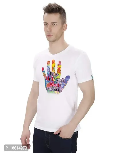 ME  YOU Holi T-Shirts | Printed Holi T-Shirts for Men's | Men's Holi T-Shirts-thumb0