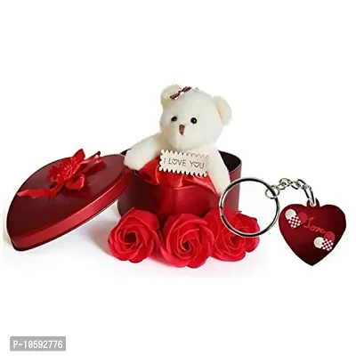 ME&YOU Romantic Gifts, Surprise Box with Keychain for Wife, Girlfriend Fianc?, Lover On Valentine's Day, Anniversary and Any Special Occasion IZ19Tinbox6RedKeyH-DTLove-08