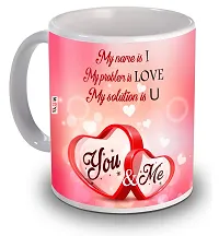 ME & YOU Surprise Love Gifts, Coffee Mug| Keychain| Message Pills Valentine Gifts (Multicolor)-thumb1