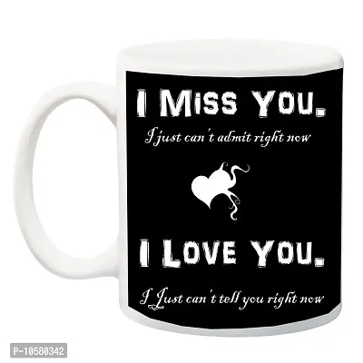 ME&YOU Valentine's Day Gift ;Think of You I Need You Printed Ceramic Mug-thumb2