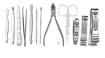 ME & YOU Stainless Steel Manicure & Pedicure Set of 12 Pieces-thumb1