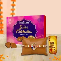 Midiron Rakhi Gift for Brother, Rakhi Combo Pack of Brother, Chocolate with Rakhi for Brother, Rakhi with Card for Brother, Rakhi Gift (IZ21-57)-thumb3