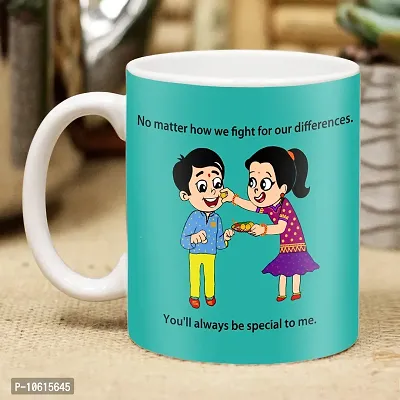 ME & YOU Rakhi Gift for Brother / Bhaiya / Bhai | Rakhi gift pack for Brother | Rakhi with Coffee Mug, Roli Tikka and Rakhi Greeting Card Gift Set-IZ2220-52-thumb3