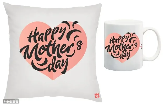 ME&YOU Gifts for Mother On Mother's Day,, 1 Printed Cushion Cover with Vacuum Filler, 1 Printed Mug IZ18NJPCM-592-thumb0