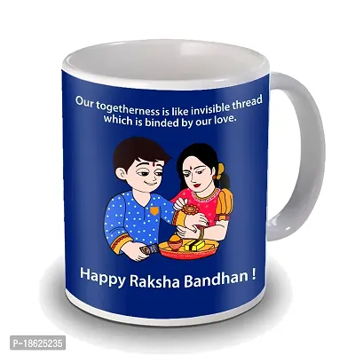 Midiron Set of Designer Rakhi with Chocloate and Coffee Mug, Watch, Rakshabandhan Greeting Card Combo pack for Bhaiya/Brother/Bhai | Rakhi Gifts ( Pack of 5)-thumb2