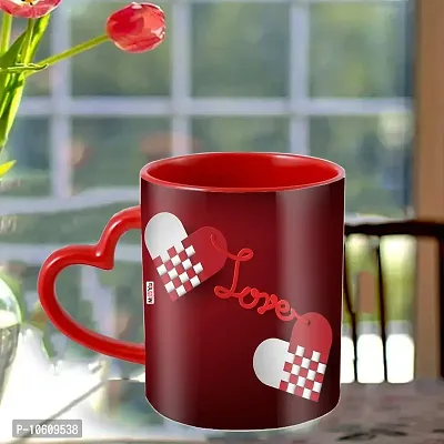 ME & YOU Love Quoted Printed Heart Shape Handle Coffee Mug IZ19DTLoveHeartMUr-08-thumb2