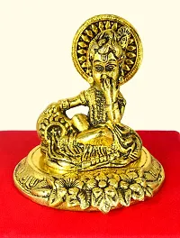 ME & YOU Lord Krishna Showpiece, Gold Plated Statue, Ideal Gift for Diwali, House Warning, Corporate, Office (8.5 cm)-thumb1