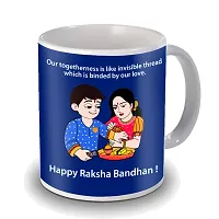 Midiron Set of Designer Rakhi with Chocloate and Coffee Mug, Watch, Rakshabandhan Greeting Card Combo pack for Bhaiya/Brother/Bhai | Rakhi Gifts ( Pack of 5)-thumb1