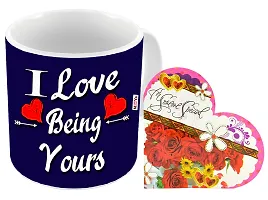 ME&YOU Romantic Gifts, Surprise Greeting Card with Printed Mug for Wife, Girlfriend, Fianc? On Valentine's Day, Birthday, Anniversary and Any Special Occasion IZ18Card1MU-DTLove-100-thumb1