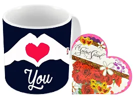 ME&YOU Romantic Gifts, Surprise Greeting Card with Printed Mug for Wife, Girlfriend, Fianc? On Valentine's Day, Birthday, Anniversary and Any Special Occasion IZ18Card1MU-DTLove-053-thumb1