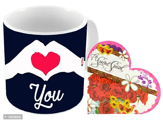 ME&YOU Romantic Gifts, Surprise Greeting Card with Printed Mug for Wife, Girlfriend, Fianc? On Valentine's Day, Birthday, Anniversary and Any Special Occasion IZ18Card1MU-DTLove-053-thumb2