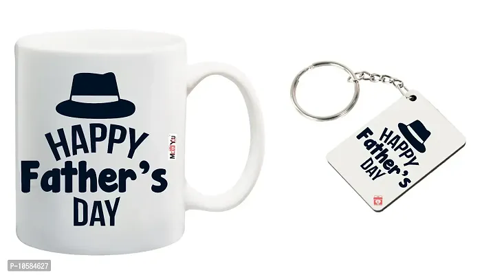 ME&YOU Gifts for Father, Father's Day Gift for Father 1 Printed Mug and Keyring IZ18NJPMK-1494