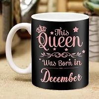 ME & YOU Birthday Gifts| This Birthday Queen was Born on December Printed Cushion with Mug | Greeting Card and Birthday Queen Sash |Birthday Gift for Wife, Girls, Sister, Daughter ( Pack 4)-thumb2