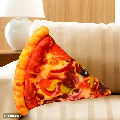 ME & YOU Pizza Slice CushionPillow, Soft Cushion/ Pillow for Home D?cor, Kids Room D?cor, Birthday Gift, (Material-Velvet, Size-14*15) Pack-2-thumb3