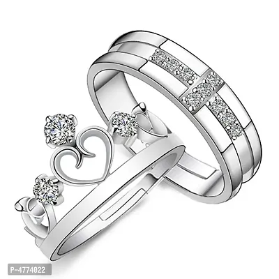 ME&YOU Couple Ring for Lovers, His & Her Ring Set for Valentine's Day-thumb0