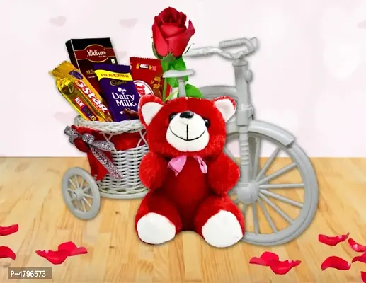 ME&YOU  Love Gifts, Chocolate with Rose and Cycle with Teddy