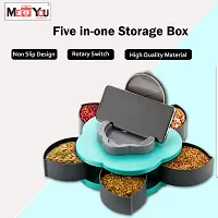 Dry Fruits Storage Box| Multipurpose BPA Free Storage Box | 5 Compartments-thumb2