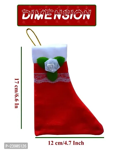 Decoration Christmas Hanging Socks|Christmas Stockings|Xmas Tree Deacute;cor Item | Xmas Wall Deacute;cor | Christmas Tree Ornament Items | Decorative Hanging Scoks in Pack 4-thumb2