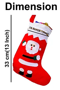 ME  YOU Christmas Deacute;cor Stockings | Classic Socks for Xmas Home Deacute;cor|Christmas Tree Hanging Stuff for Toys, Candy Gift for Kids |Party  Festival Decorative Item| Stockings in 1 Pc-thumb1