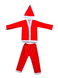 ME  YOU Xmas Santa Costume| Santa Claus Dress for Kids | Santa Claus Costumes |Merry Christmas Costumes |Christmas New Year Fancy Santa Dress for Kids/Teens with Cap  Bag (Age 10-11 Years)-thumb1