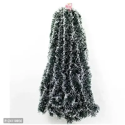 ME  YOU Snow Garland for Christmas | Tree Decoration Ornaments Tinsel Snow Garlands for Xmas Home - Christmas Decorations Items Home Office Railing Decor - (7 Ft Length-12 Piece)