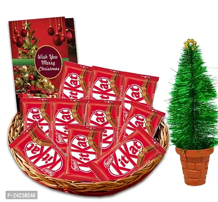 Midiron Gift Hamper for Christmas | Christmas  New Year Gift Combo | Christmas Chocolates Gift | Festive Hamper for New Year with Chocolate Gift Box, Small Tree  Christmas Card-thumb0