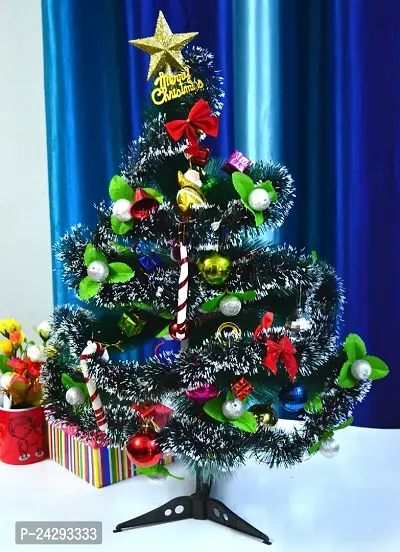 ME  YOU Christmas Tree - 2 Feet Artificial Christmas Tree with Stand, X-mas Tree for Indoor, Outdoor, Home, Church, Office - Perfect Christmas Decoration Item-thumb0