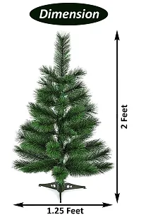 ME  YOU Christmas Tree - 2 Feet Artificial Christmas Tree with Stand, X-mas Tree for Indoor, Outdoor, Home, Church, Office - Perfect Christmas Decoration Item-thumb2