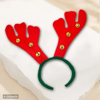 ME  YOU Reindeer Red and Green Christmas Headbands/Hairband | for Kids  Adults | Free Size | for Christmas Party, Decor  Gifting (Pack-1)