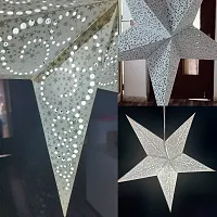 ME  YOU  Diwali Decorative Star|Beautiful Hanging Star|Hanging Star |Festive Decoration for Christmas, Party, Birthday, Anniversary, New Year |White Color Hanging Star-25In-Pack 2-thumb3