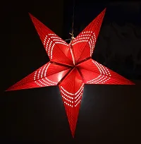 ME  YOU  Diwali Decorative Star|Beautiful Hanging Star|Hanging Star |Festive Decoration for Christmas, Party, Birthday, Anniversary, New Year | Red Color Hanging Star-25In-Pack 1-thumb2