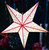 ME  YOU White Color Paper Star |Hollow Out Designer Paper Star | Home  Office Deacute;cor Item |Hanging Decoration Inside  Outside | Xmas Party Hanging Star Deacute;cor-32In-Pack 1-thumb1