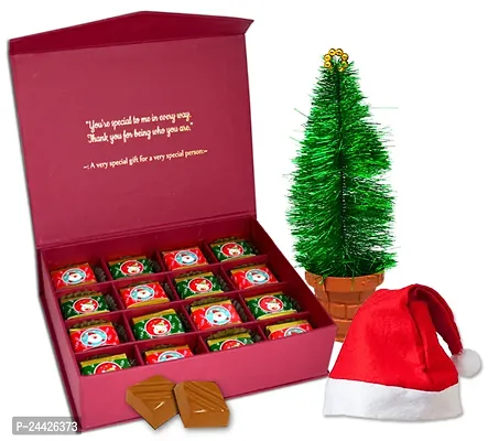 Midiron Gift Hamper for Friends  Relatives | Christmas Gifts| Christmas gift with Chocolates | Christmas Hamper with 192gm Chocolates, Greeitng Card and Artificial christmas Tree