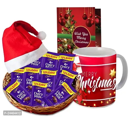 Midiron Christmas Chocolate Box|Chocolate Gifts For Christmas  New Year| Festival Gifts Box |Christmas Chocolate Box for Gifting | Chocolates with Christmas Card  Coffee Mug