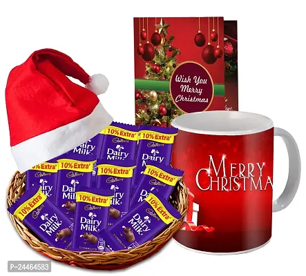 Midiron Lovely Gift Combo for Christams, New Year|Beautiful Gift Combo for Chirstmas | Chocolate Box, Coffee Mug with Greeting Card for Friends  Relativesq