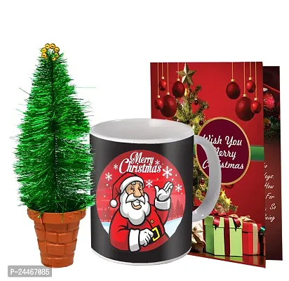 ME  YOU Merry Christmas Gift Hamper | Festival Gifts Box | Chirstmas Gift Combo | New Year Gift Pack | Chirstmas Small Tree with Coffee Mug | X-mas gift Hamper - Pack of 3
