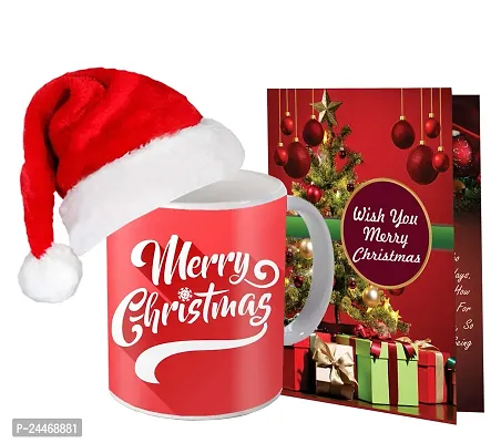 ME  YOU Christmas Gift Combo | Festival Gifts Box Hamper | Merry Christmas Gift Combo | New Year Gift Pack | Christmas Greeting Card with Santa Cap