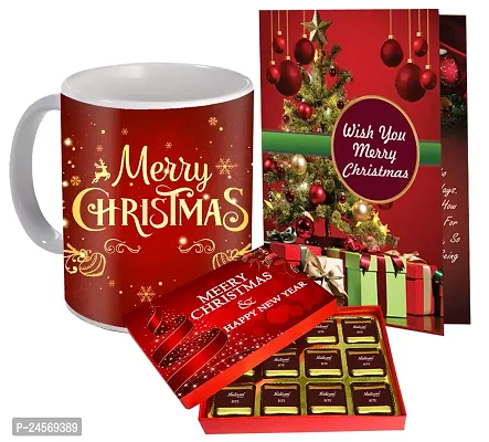 Midiron Christmas Gift Hamper-Christmas  New Year Combo Gift | Festival Gift Item | Chocolate Gift Hamper | Christmas Decorating Item| Christmas Hamper with Chocolate Basket | Handmade Chocolates
