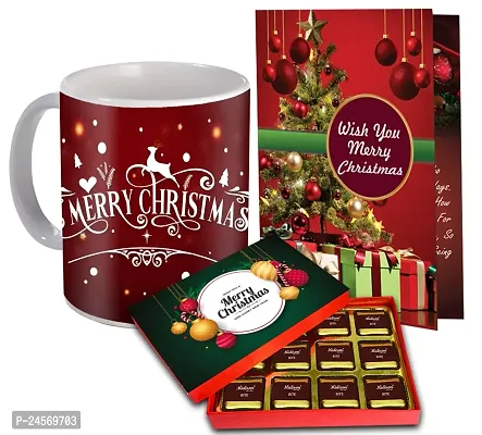 Midiron Christmas Chocolate Gift | Christmas  New Year Chocolate Gift |Christmas Gift Combo for Gifting -  Chocolates with Santa Claus Cap  Christmas Card