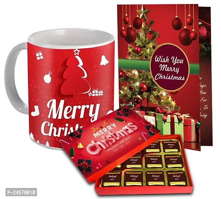 Midiron Merry Christmas Gift Hamper | Festival Gifts Box | Christmas Gift Combo|New Year Gift Pack | Christmas Handmade Chocolate Box, Greeting Card | X-mas gift Hamper