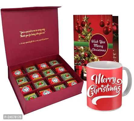 Midiron Gift Hamper for Christmas | Christmas  New Year Gift Combo | Christmas Chocolates Gift | Festive Hamper for New Year with Chocolate Gift, Coffee Mug  Christmas Card-thumb0