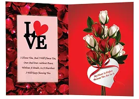 ME  YOU Valentine's Day Gift Hamper with Greeting Card with Artificial Rose for Girlfriend, Boyfriend, Wife, Husband and Special Someone For Valentine's Day and Special Occasion-thumb2