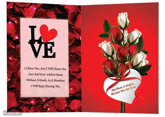 ME  YOU Valentine's Day Gift Hamper with Greeting Card with Artificial Rose for Girlfriend, Boyfriend, Wife, Husband and Special Someone For Valentine's Day and Special Occasion-thumb3