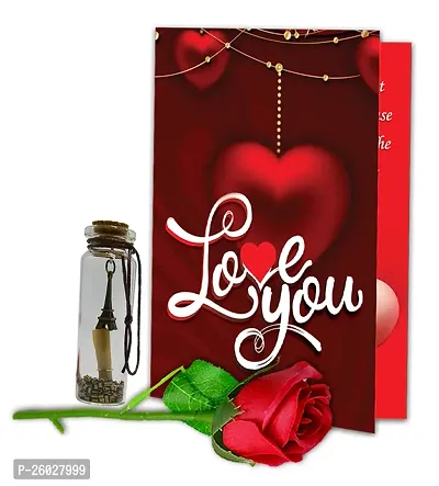 ME  YOU Unique Love Gift Hamper | Romantic Gift | Valentines Day Gift for Wife/Girlfriend/Lover | Love Greeting Card | Valentine's Greeting Card | Beautiful Gift Hamper-thumb0