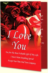ME  YOU Love Greeting Card | Beautiful Greeting Card with Artificial Rose|Unique Greeting Card | Valentine's Gift Hamper | Valentine's Gift for Girlfriend/Wife/Fiancee/Boyfriend-thumb2