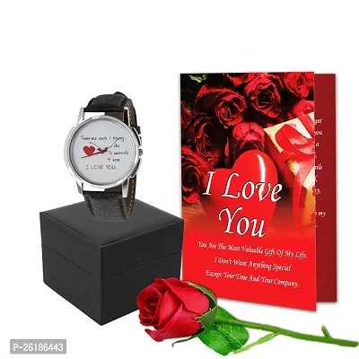 ME  YOU Unique Love Gift Hamper | Romantic Gift | Valentines Day Gift for Wife/Girlfriend/Lover | Love Greeting Card  Red Rose | Valentine's Greeting Card | Beautiful Gift Hamper (Pack of 3)-thumb0