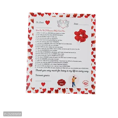 ME  YOU Love Agreement Certificate with Permanent Pen and Artificial Red Rose for Boyfriend, Girlfriend, Special Friend, Wedding, Anniversary, Birthday, Valentinersquo;s Day Gift-thumb5