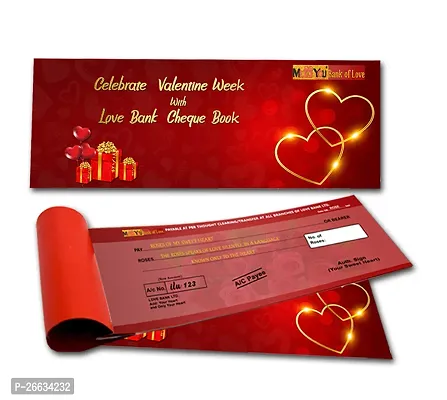 ME  YOU Special Love Combo For Husband, Boyfriend, Lover  Fiance| Gift For Valentine's day | Love Cheque Book-thumb0