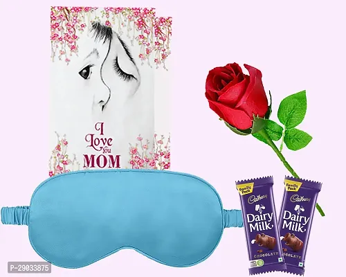 Midiron Unique Gift for Mothers Day | Mothers Day Chocolate Gifts |  Lovely Gift for Mom, Grandma, Aunty, Mother in Law | Greeting Card and Rose, Delecious Chocolate bar-thumb0