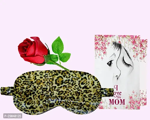 Avirons Comfortable Eye Mask  Pressure Sleeping Mask|Mother Day Gift| Gift for grandma |Greeting Card, Rose, Sleep Eye Mask Super Soft Sleeping Mask Blind Fold for Travelling
